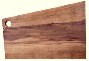 Schneidebrett groß Holz: Nussbaum (W83)